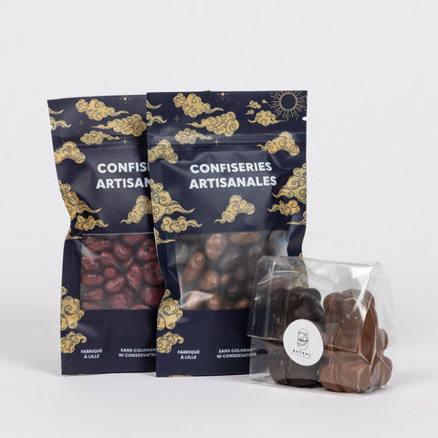 Les 3 produits du coffret chocolats d'exception