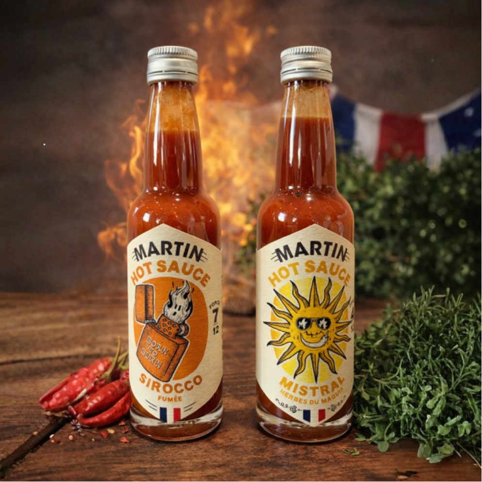 Sauces piquantes "Sirocco & Mistral" de Maison Martin