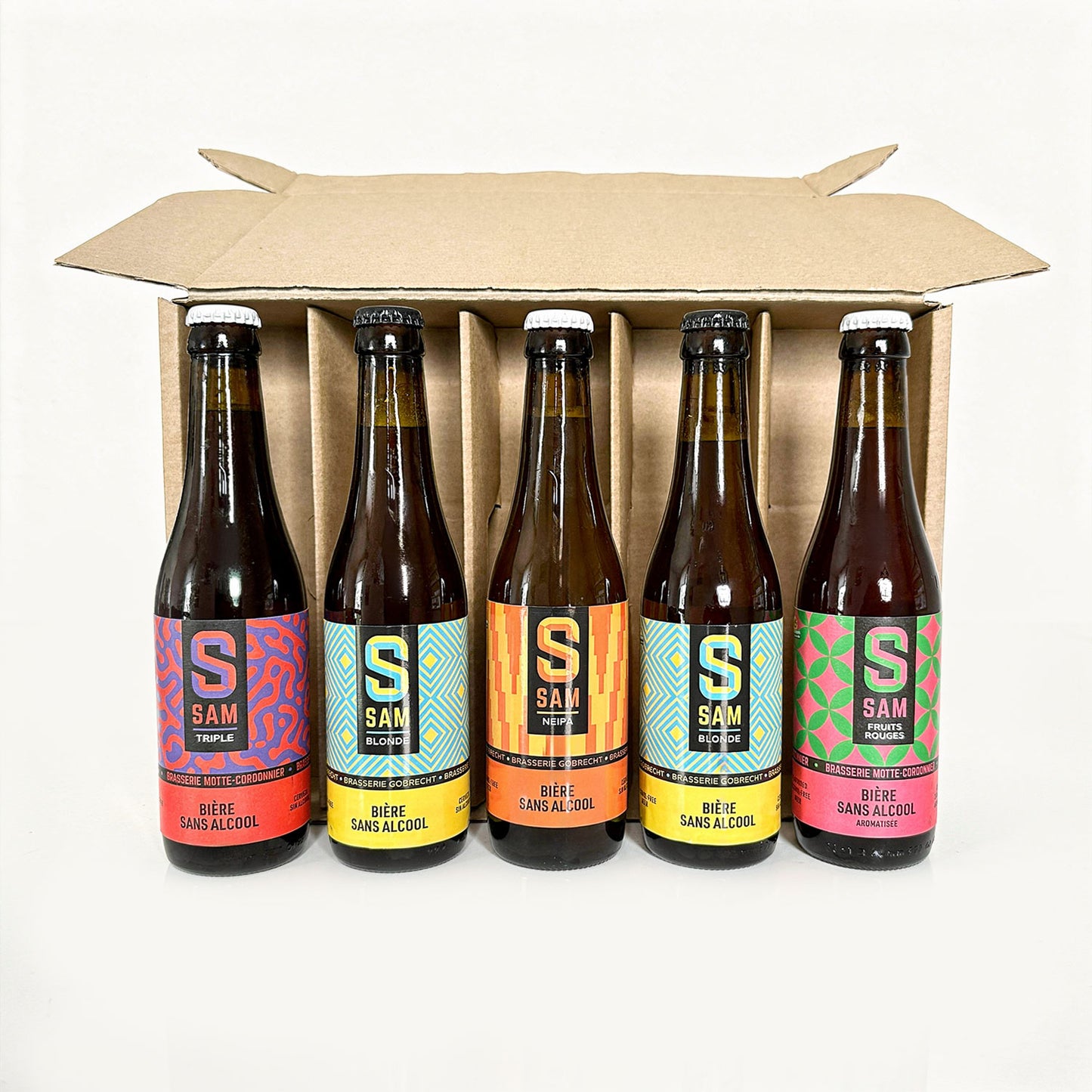 coffret de 5 bières sans alcool - SAM